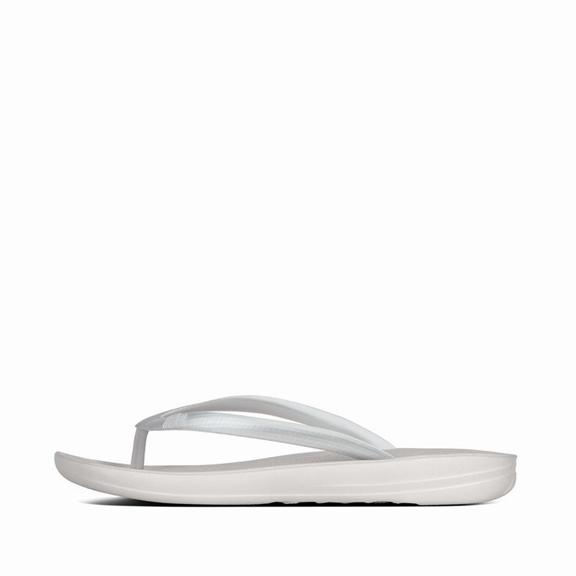 FitFlop Dámská Sandály S Odděleným Palcem Stříbrné - IQUSHION Ergonomic CZ-750438